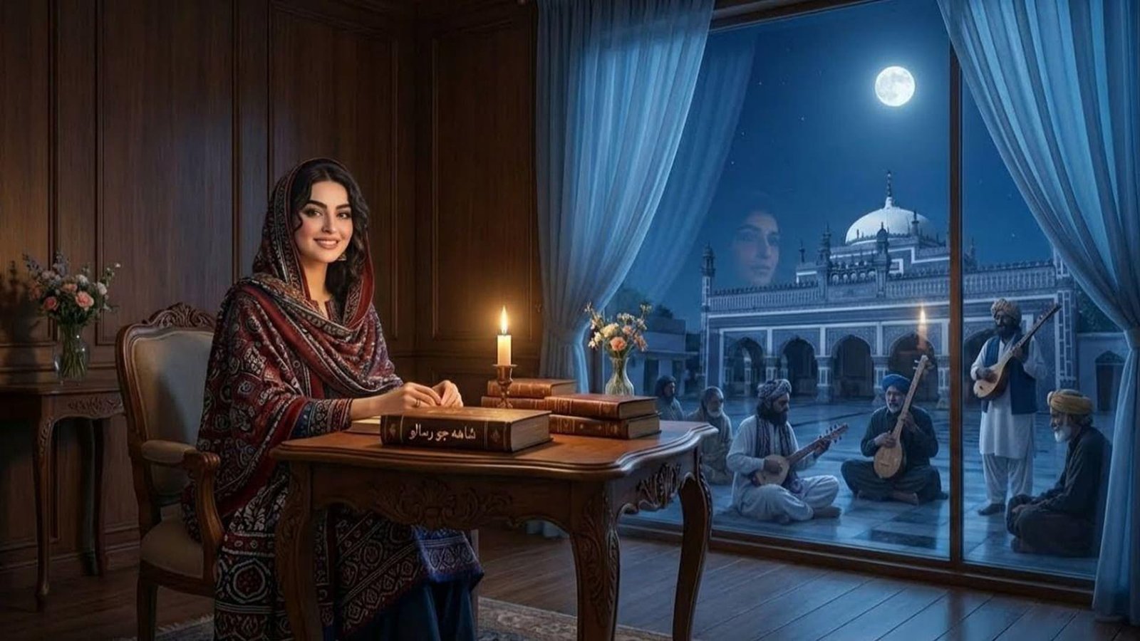 بھٹائی ساگا: شاہ عبداللطیف بھٹائی کے رسالے کا ایک فکری اور علامتی سر سُر کھنبھات کی داستان چاند کا بیت سندھی، اردو اور انگریزی میں سنیے۔