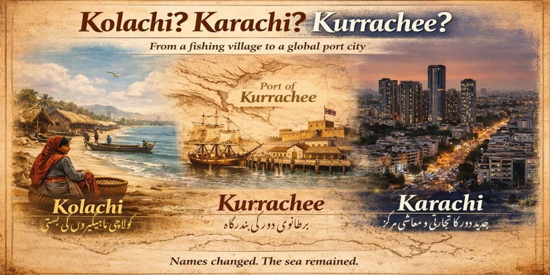 کولاچی، Kurrachee سے کراچی تک: نام، تاریخ اور ارتقا کی کہانی