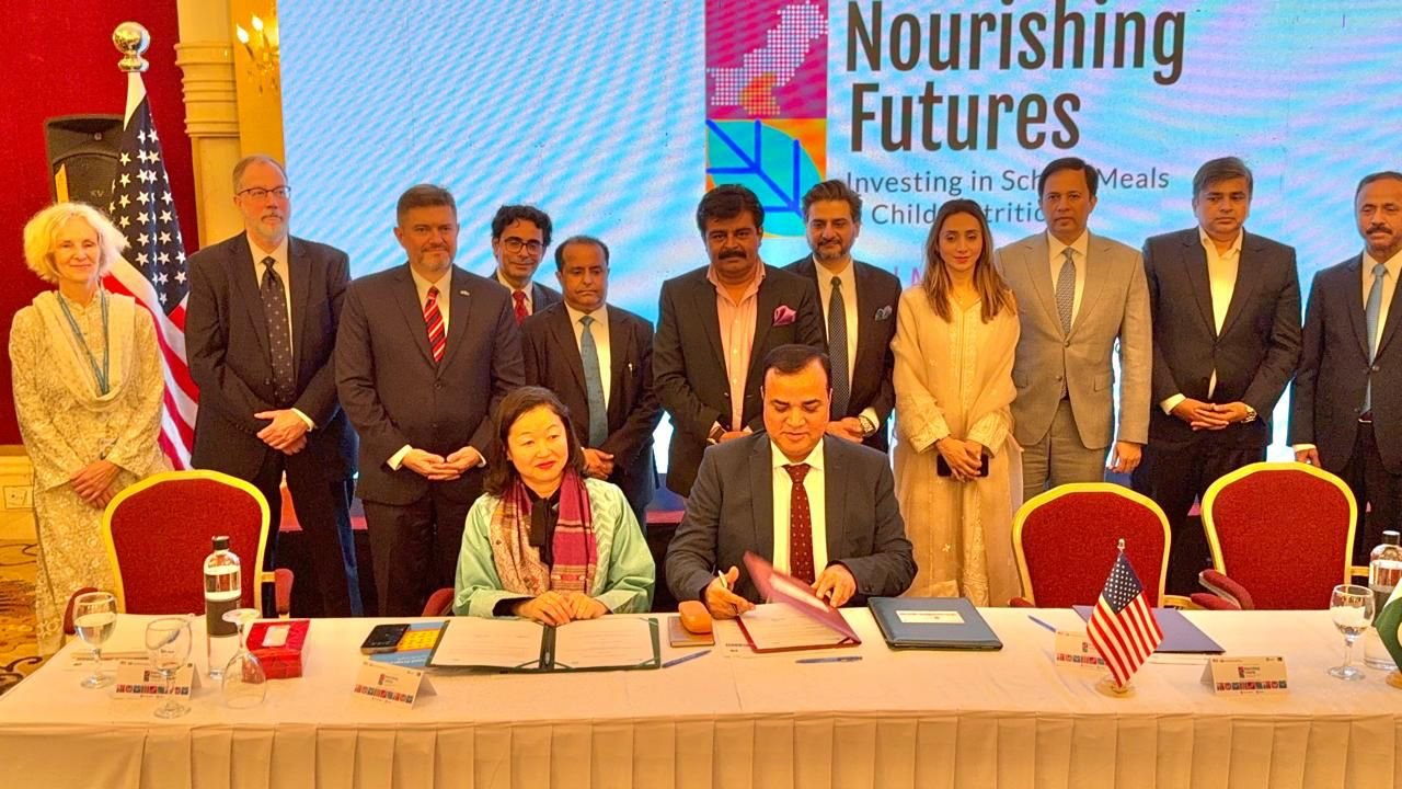 سندھ حکومت کا امریکی محکمہ زراعت کے اشتراک سے سندھ کی اسکولوں میں غذائی پروگرام کا آغاز