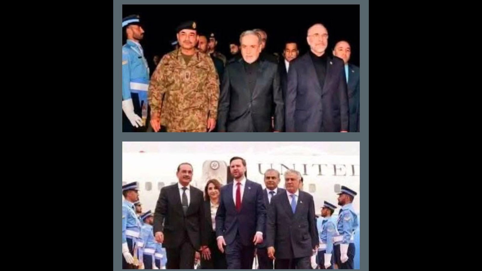 جنرل عاصم منیر کا ایرانی اور امریکی وفود کا فوجی وردی اور سول فل سوٹ میں استقبال