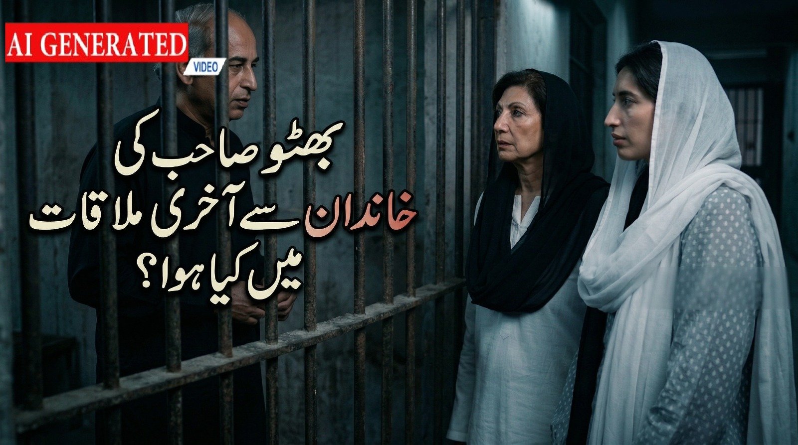 ذوالفقار علی بھٹو کی 47 ویں برسی: بھٹو سے محترمہ بے نظیر بھٹو، نصرت بھٹو آخری 30 منٹ کی ملاقات میں کیا ہوا؟