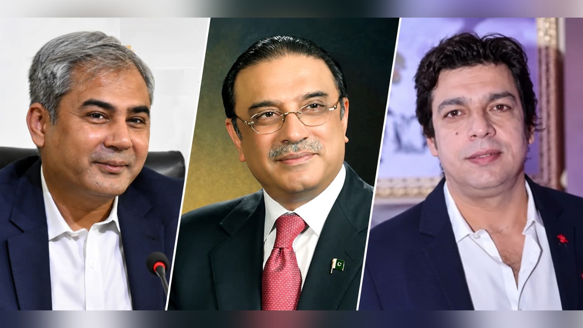 فیصل واوڈا، محسن نقوی اور آصف زرداری